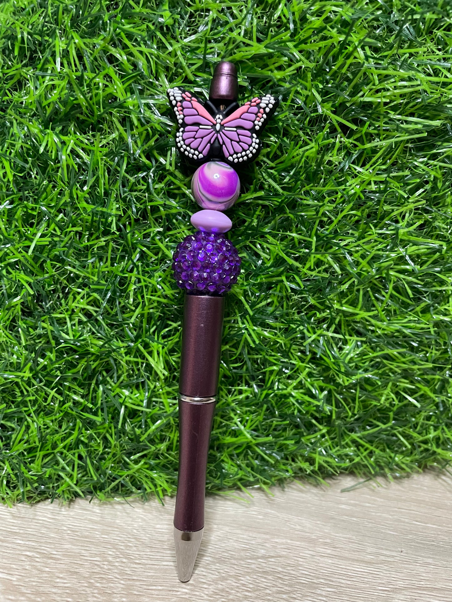 Purple Butterfly Pen