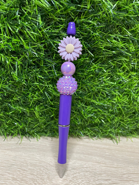 Purple Daisy Pen