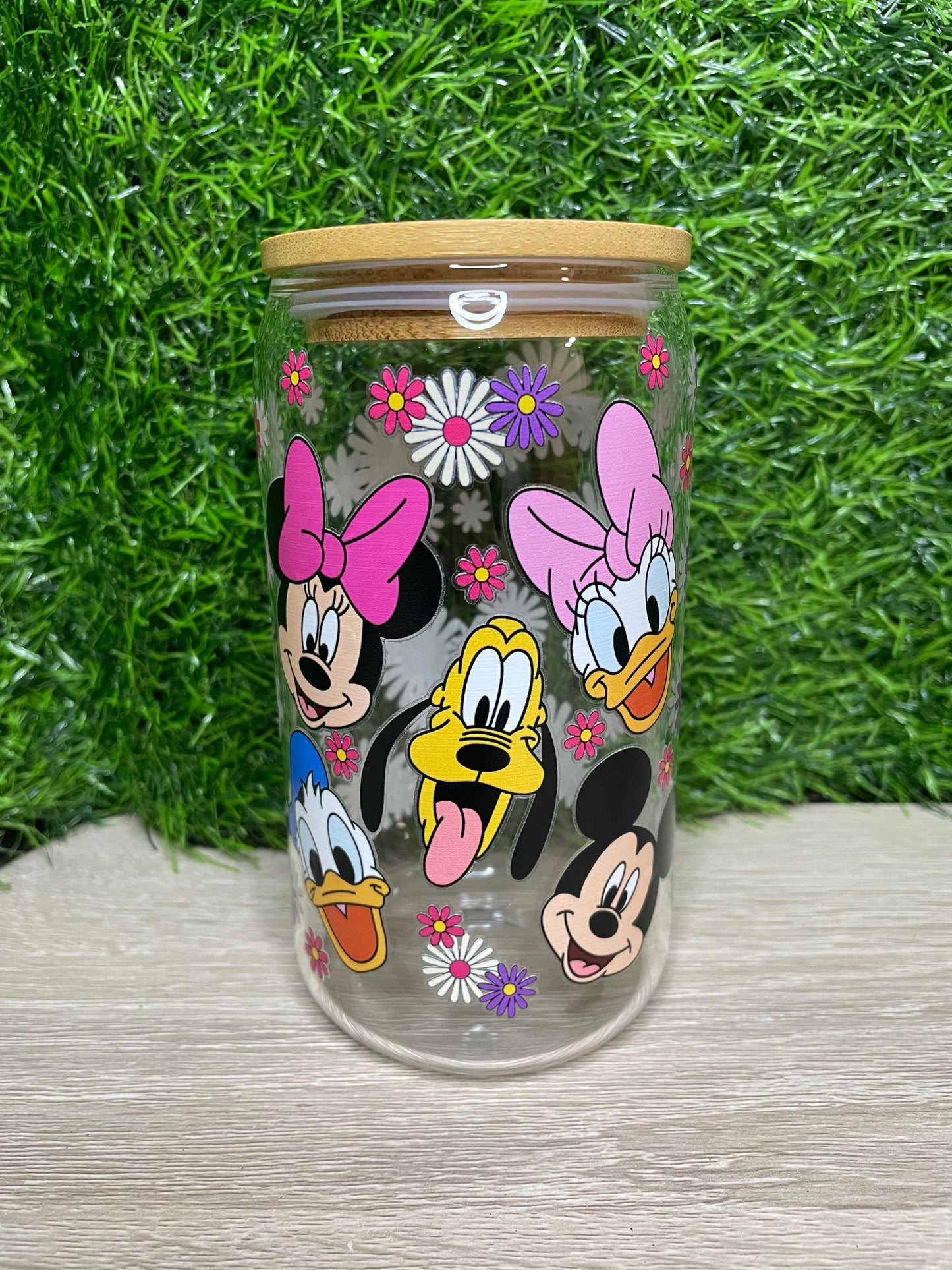 Mouse Friends Glass Cup